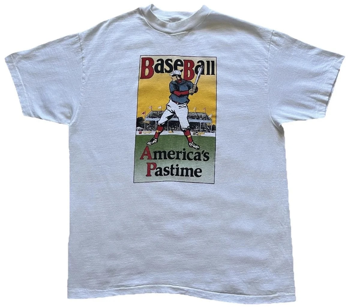 90s Baseball America’s Pastime T-Shirt — streetwear — resale