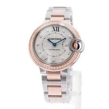 Cartier Ballon Bleu 33mm WE902077 3753 Steel 18k Rose Gold Card 4