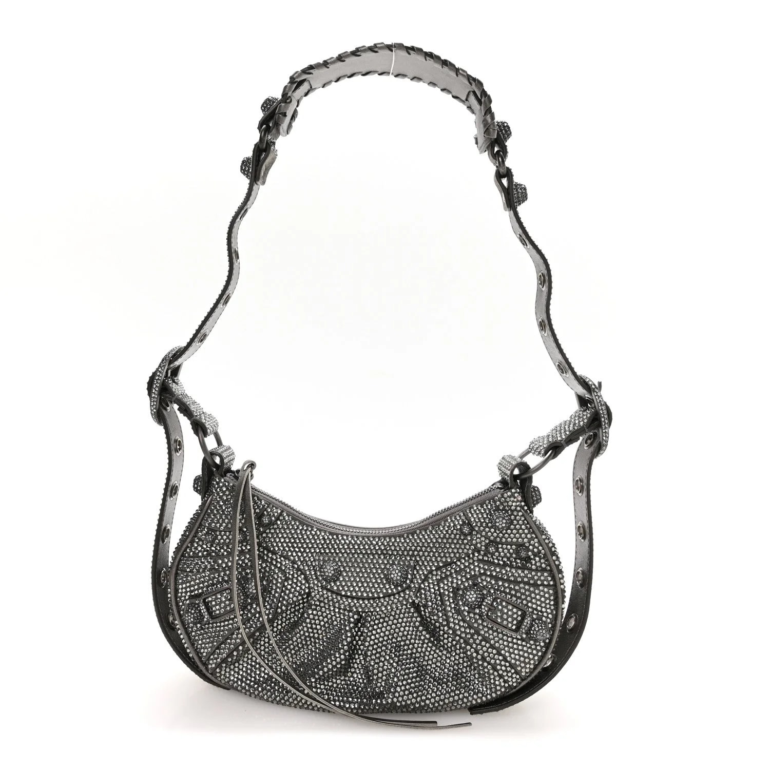 Balenciaga — Rhinestone Encrusted le Cagole XS — Handbag — resale