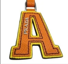 Prada Initial Charm Keyring From Japan 3