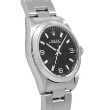 Rolex Oyster Perpetual 77080 31mm Stainless Steel Black #WW3642 3
