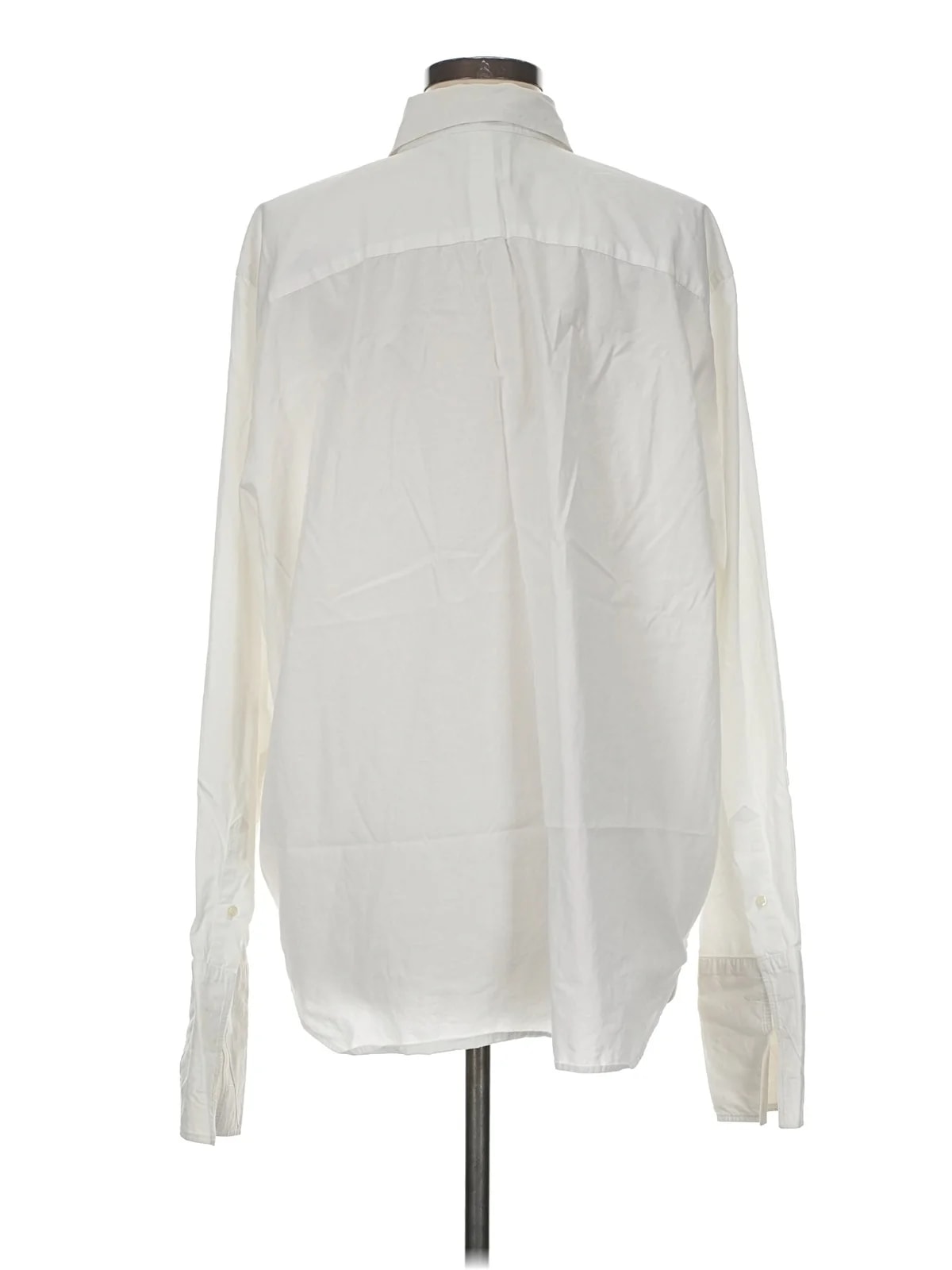 Lauren By Ralph Lauren 100% Cotton Long Sleeve Button-Down Shirt One Size 2