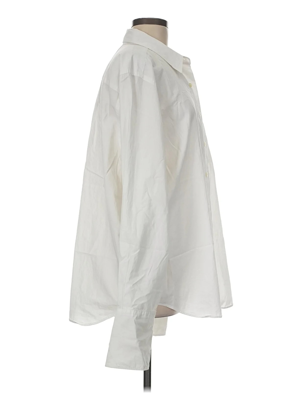 Lauren By Ralph Lauren 100% Cotton Long Sleeve Button-Down Shirt One Size 3
