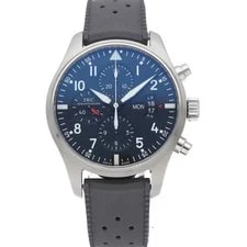 IWC Pilots Chronograph IW377701 Stainless Steel 43mm Black Dial #LPW2159 2