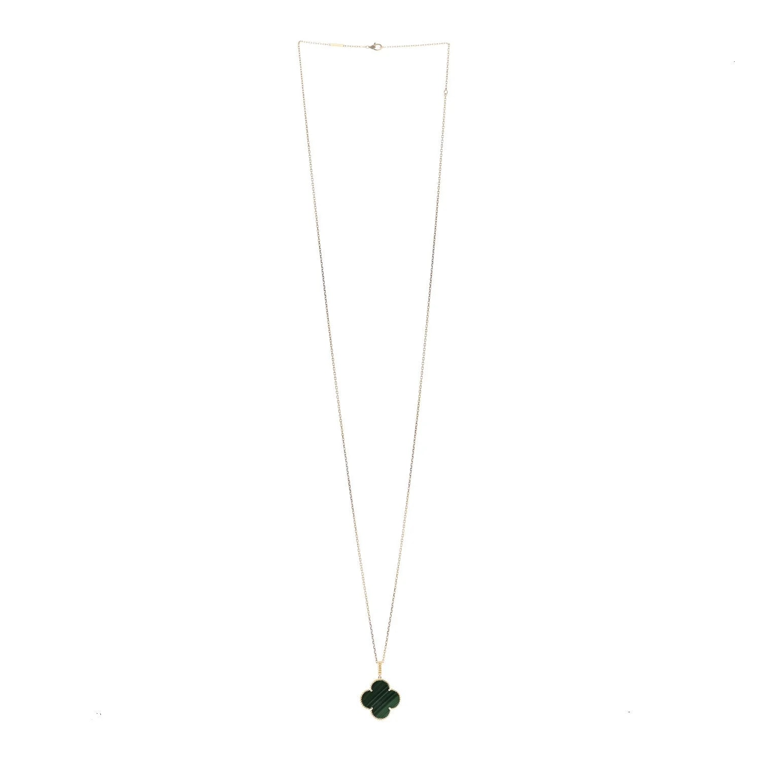 18K Yellow Gold Malachite Magic Alhambra 3
