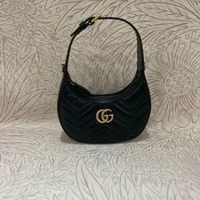 Gucci GG Marmont Half-Moon-Shaped Mini ' - Excellent #S5Y1D7 2