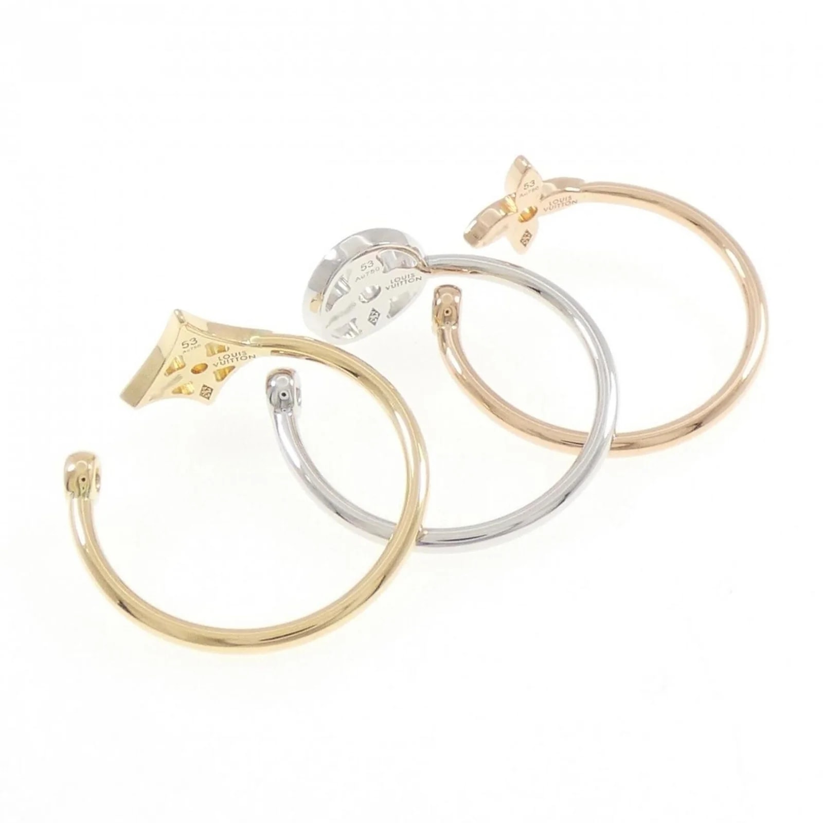 Louis Vuitton 18K Yellow Gold 18K White Gold Band 3