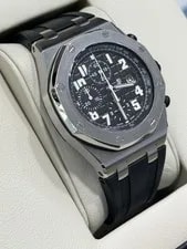 Audemars Piguet Royal Oak Offshore Black Themes 42mm 26020ST Complete Set 3