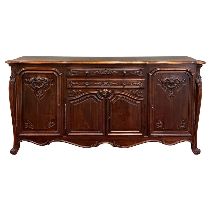 Antique French Country Farm Dining Table — Furniture — resale