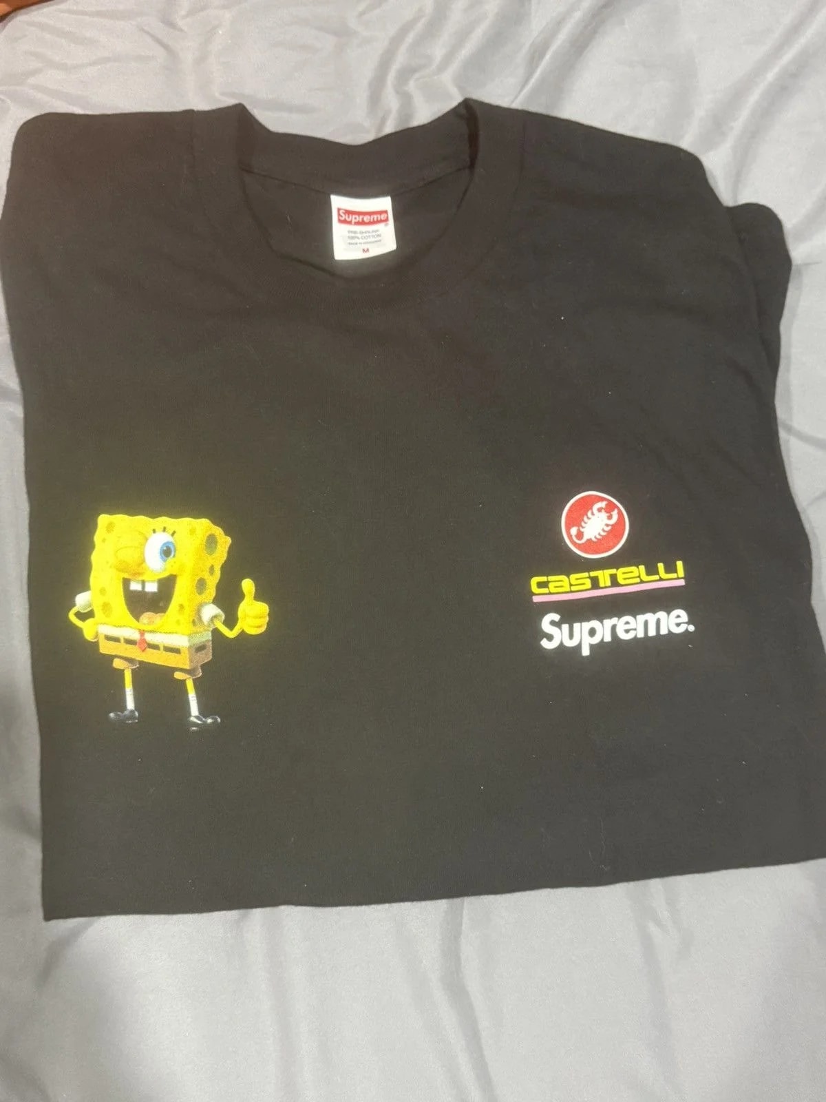 Supreme — Supreme X SpongeBob X Castelli Racing Longsleeve ( ) M — streetwear — resale