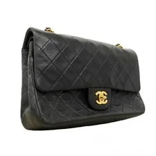 Auth [6fc4439] Chanel Matrasse W Flap WChain Gol... 2