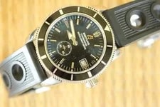 Breitling — Slick Breitling Cosc Black Dial Superocean Heritage 38 PRO Diver + BOX SET — Watch — resale