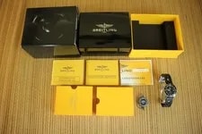 Slick Breitling Cosc Black Dial Superocean Heritage 38 PRO Diver + BOX SET 2