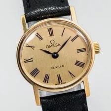 1977 *Near * Omega de Ville Cal.625 MT Winding Roman Gold 24mm 3