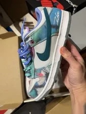 Size 11 - Futura Laboratories X Nike Dunk SB Low Bleached 2