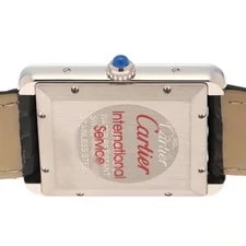 Cartier Tank Solo XL W5200027 Leather 31mm Silver Dial Automatic 2018 #DW2674 4