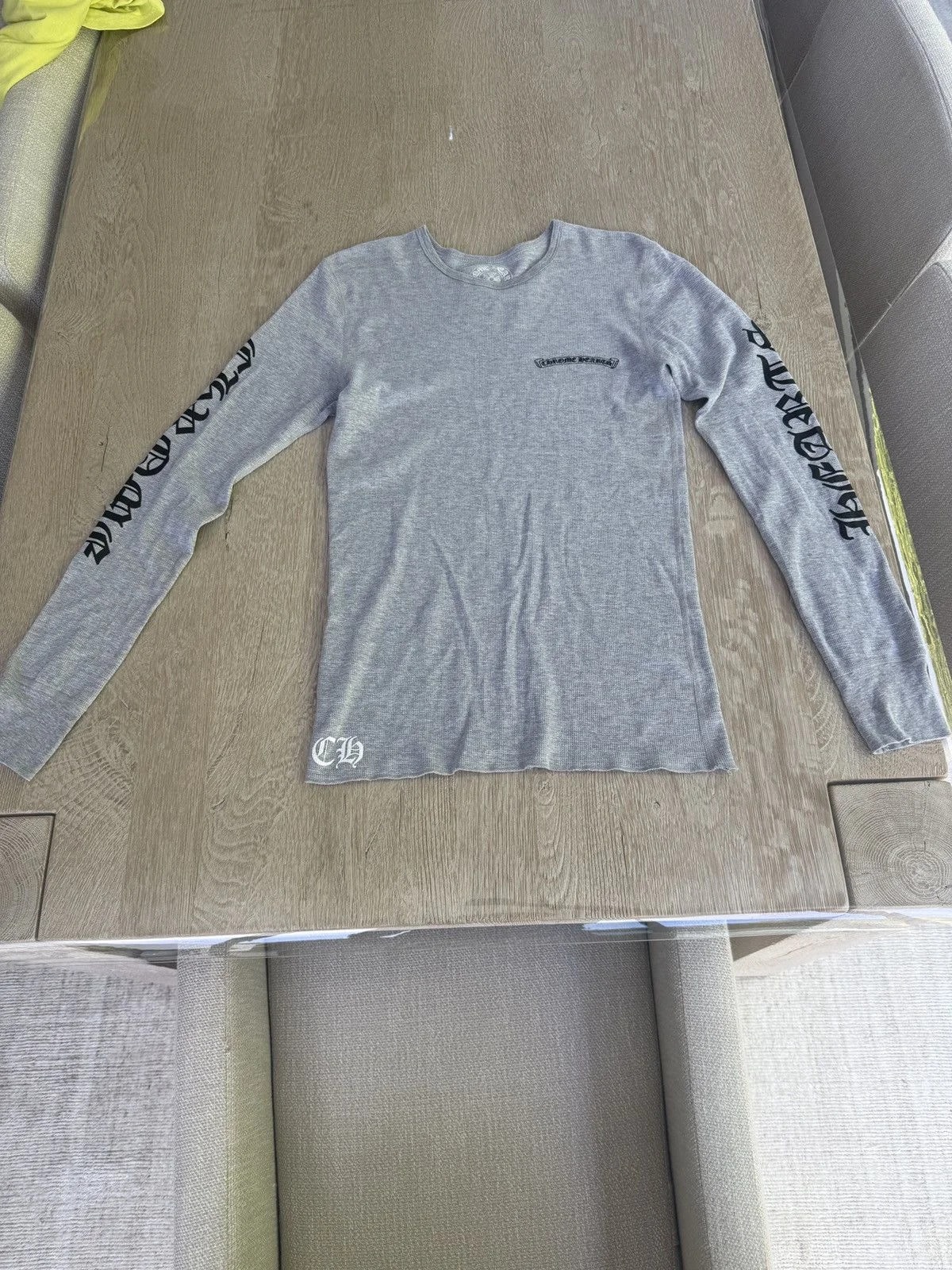 Chrome Hearts — Hearts Long Sleeve Thermal — streetwear — resale