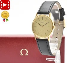 Omega — 🎦Overhauled! [ w/Box] Omega de Ville Gold Hand Winding Japan — Watch — resale