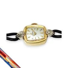 Omega Antique 2P Diamond Cal.483 Gold Manual Winding 3