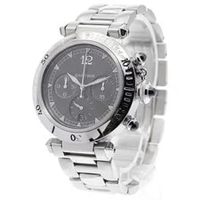 Cartier — Cartier Pasha DE W3105155 38mm SS Gray #C4781 — Watch — resale