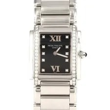 Patek Philippe — Authentic Patek Philippe Twenty-4/D・10P 4910/10A-001 Stainless Steel Quart... — Watch — resale