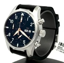 IWC — IWC Pilot's Chronograph 41 Apxgp, IW388116 - Black Dial- ! B/P — Watch — resale