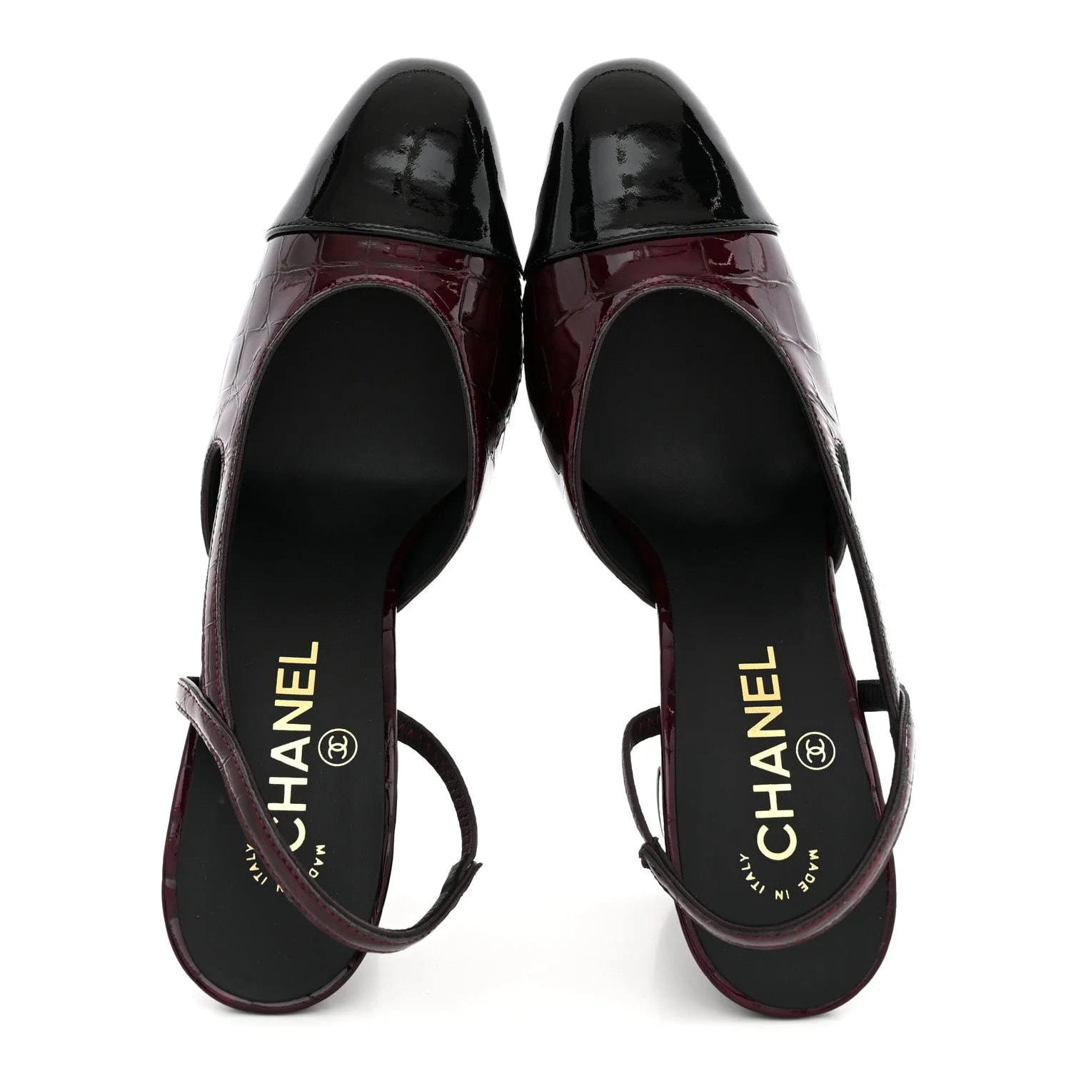 Embossed Cap Toe CC Slingback 38 Dark 2