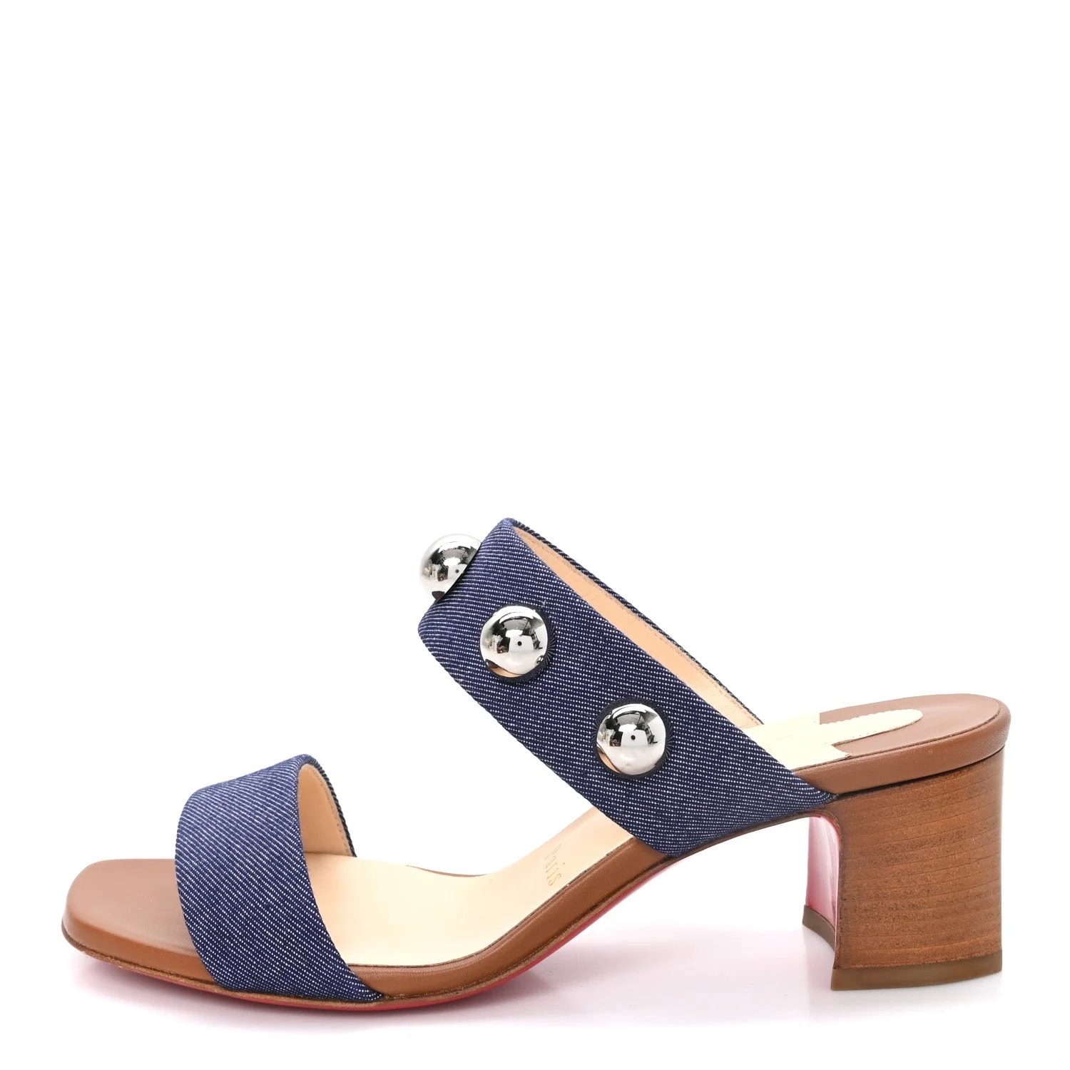 Christian Louboutin — Studded Simple Billie 55 36.5 — Designer Shoe — resale