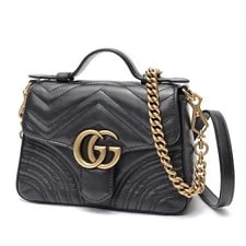 Gucci — Gucci GG Marmont Mini Top Handle Chain 547260 — Handbag — deal