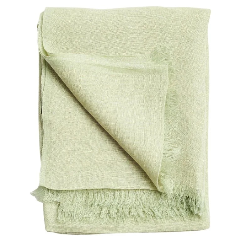 Studio Variously — Modern Artisanal Soya Scarf Handwoven in Soft Pastel Dusty Hue — Accessory — resale
