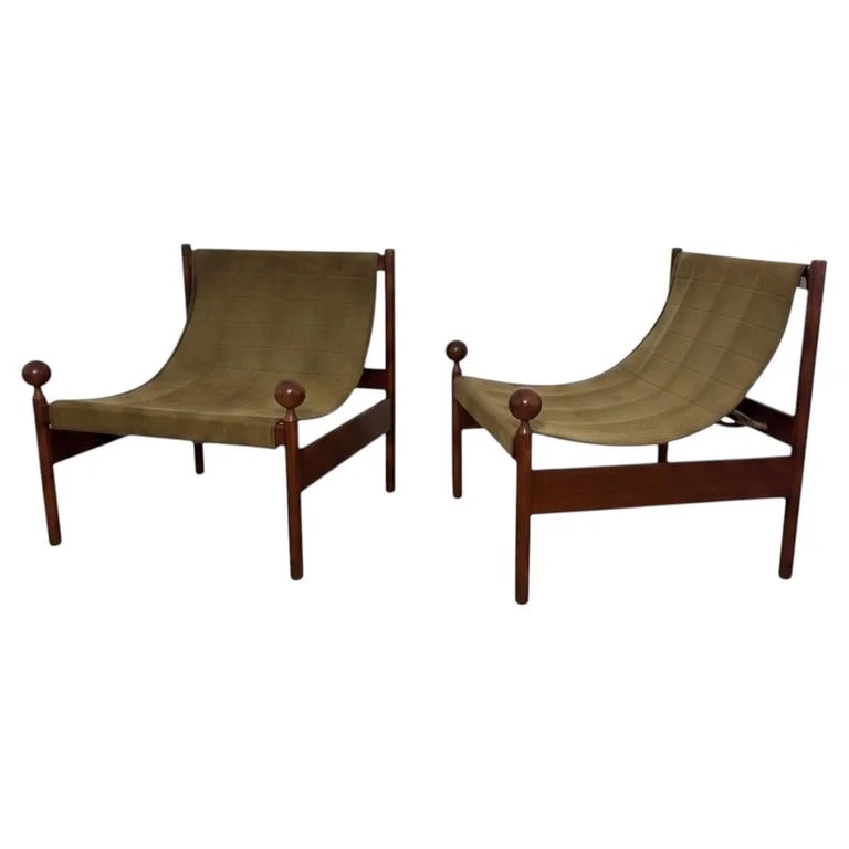 Jorge Zalszupin — Jorge Zalszupin (1922– 2020) Pair of Cadeira Ouro Preto 1959 — Furniture — resale