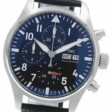 IWC — IWC Schaffhausen Pilot Chronograph IW378001 Automatic 43mm Box Papers — Watch — resale
