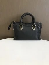 Authentic Balenciaga City Motorcycle , Glossy Grain Cowhide 3