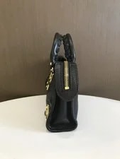 Authentic Balenciaga City Motorcycle , Glossy Grain Cowhide 4
