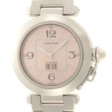Cartier — Cartier Pasha C Big Date W310058M7 Stainless Steel 35mm Pink Dial #DW2707 — Watch — resale