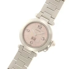 Cartier Pasha C Big Date W310058M7 Stainless Steel 35mm Pink Dial #DW2707 2