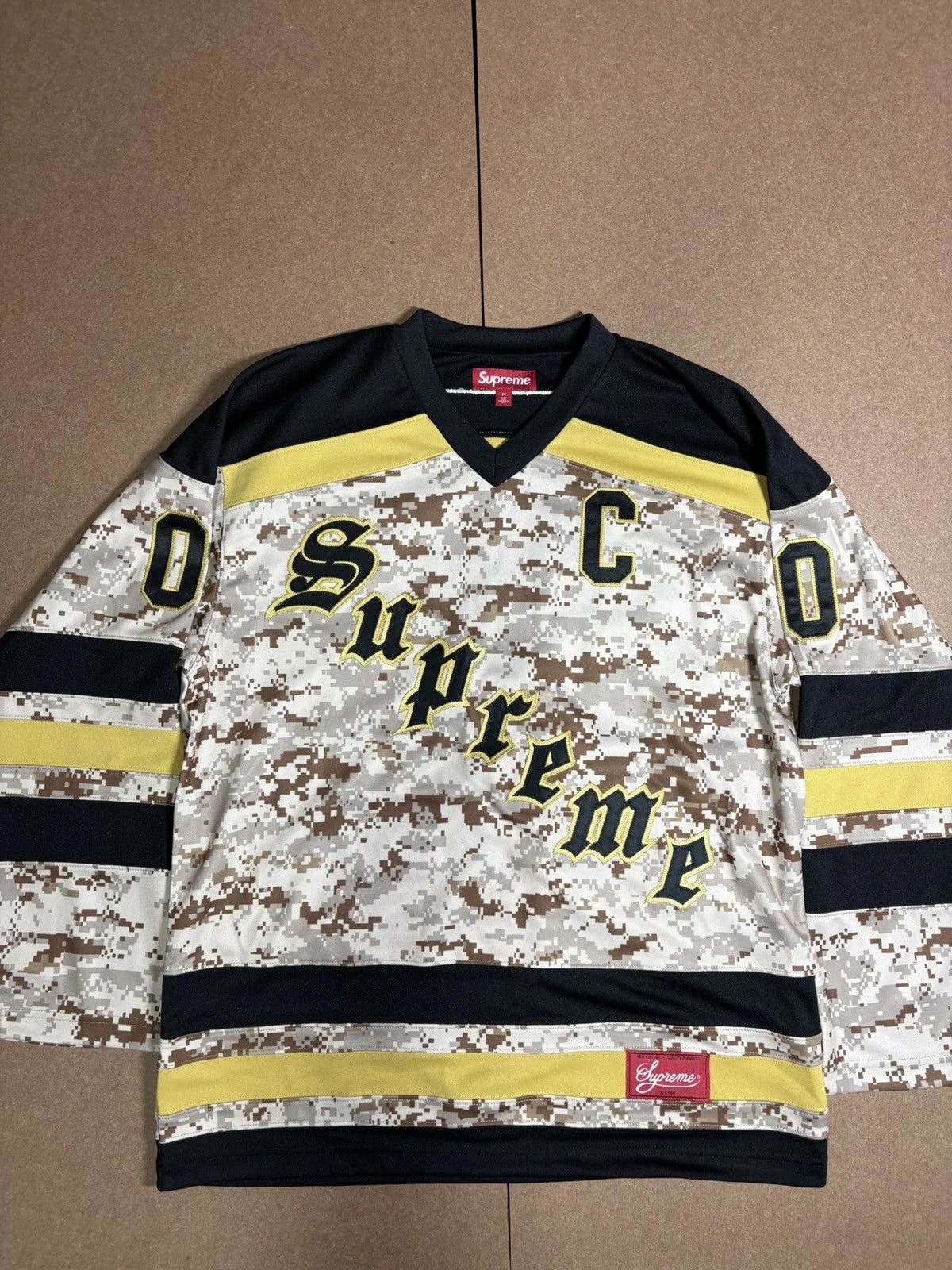 Supreme — Supreme Fire & Ice Hockey Desert Camo — streetwear — resale