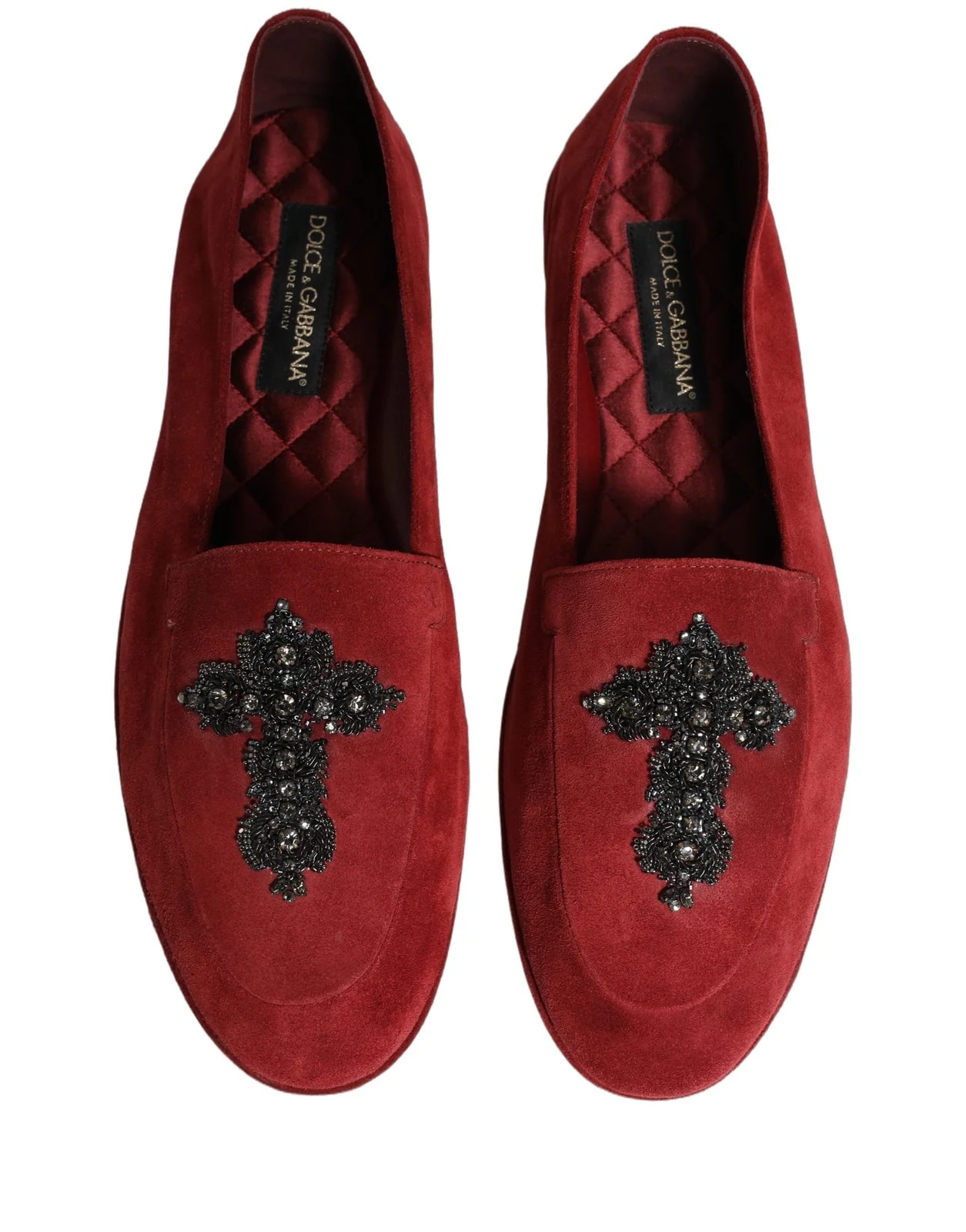 Dolce & Gabbana Cross Slip on Dress Loafers Shoes 3