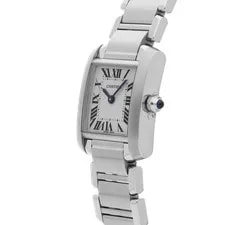 Cartier Tank Francaise Small Model Steel Quartz 25mm X 20mm Bracelet W51008Q3 2