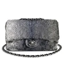 Chanel — Chanel Coco Flap W Chain 2way Sequin Sier r0_1001 — Handbag — resale