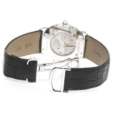 Cartier Ronde LUI WR000551 36mm K18WG Beige Dial Hand-Wind Leather Strap #C037 2
