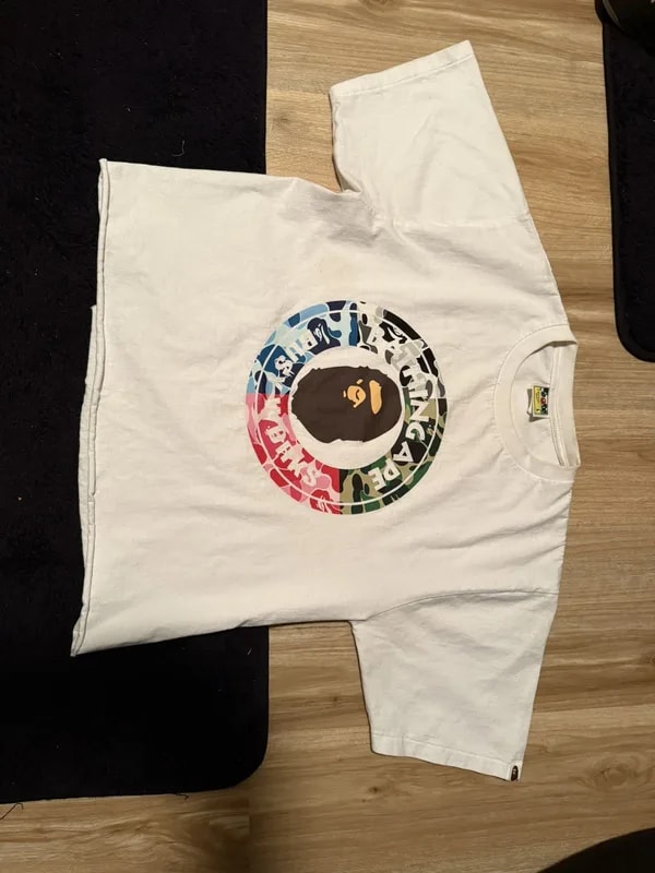 BAPE — Bape ABC Camo Crazy Busy Works Tee — streetwear — resale