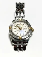 Breitling — Breitling Galactic 41 Bicolor White Dial Winding #QYFO5Q — Watch — resale