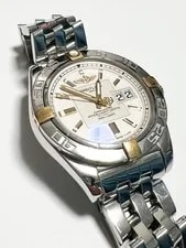 Breitling Galactic 41 Bicolor White Dial Winding #QYFO5Q 2