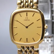 Omega — Exc+5 w/Paper] Omega de Ville Cal.1378 1991 Quartz Gold 30mm — Watch — resale