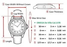 Exc+5 w/Paper] Omega de Ville Cal.1378 1991 Quartz Gold 30mm 2