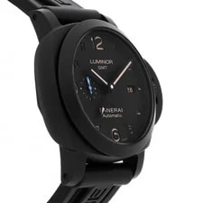 Panerai Luminor GMT Date Black Ceramic 44mm Auto Strap PAM 1441 3