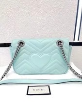 Gucci GG Marmont Small Quilted Crossbody & 2