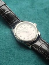 Tudor Glamour Date 55000 Silver Sunray Dial 10 Diamond Dots 36mm 3