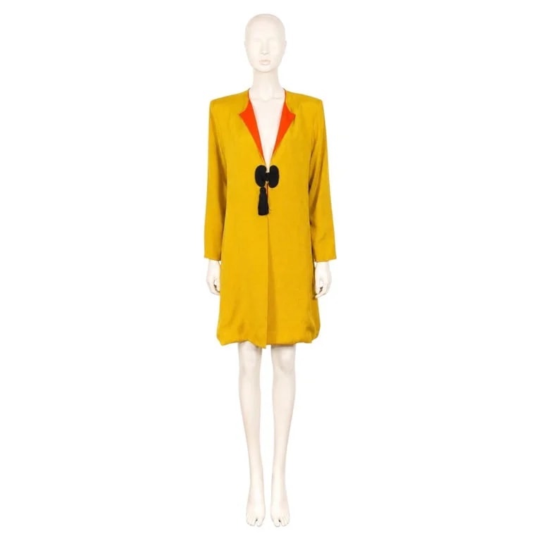 Yves Saint Laurent — Yves Saint Laurent Chinese-Inspired Passementerie Coat, Spring/Summer 91 — Clothing — resale